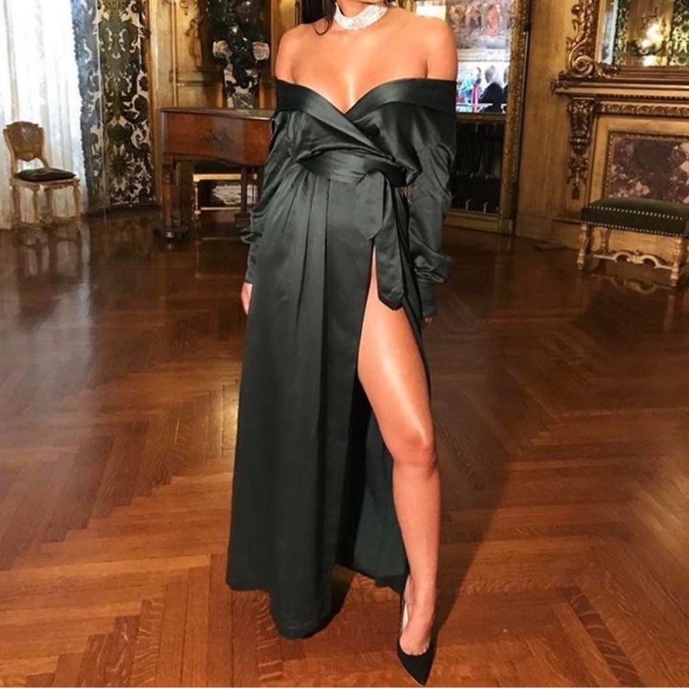 House Of CB Antoinette Off-Shoulder Gown - Size S - Picture 3 of 13